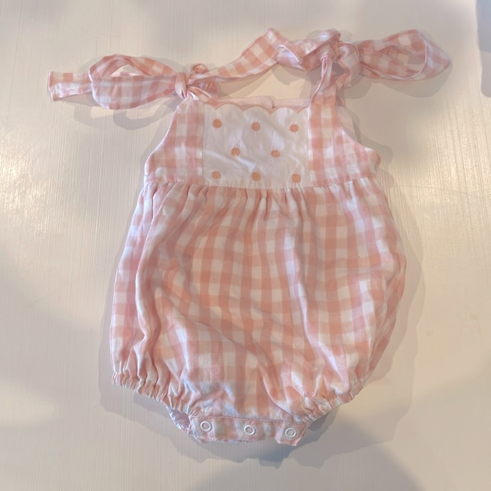 Sal & Pimenta Gingham Bubble, 3 month